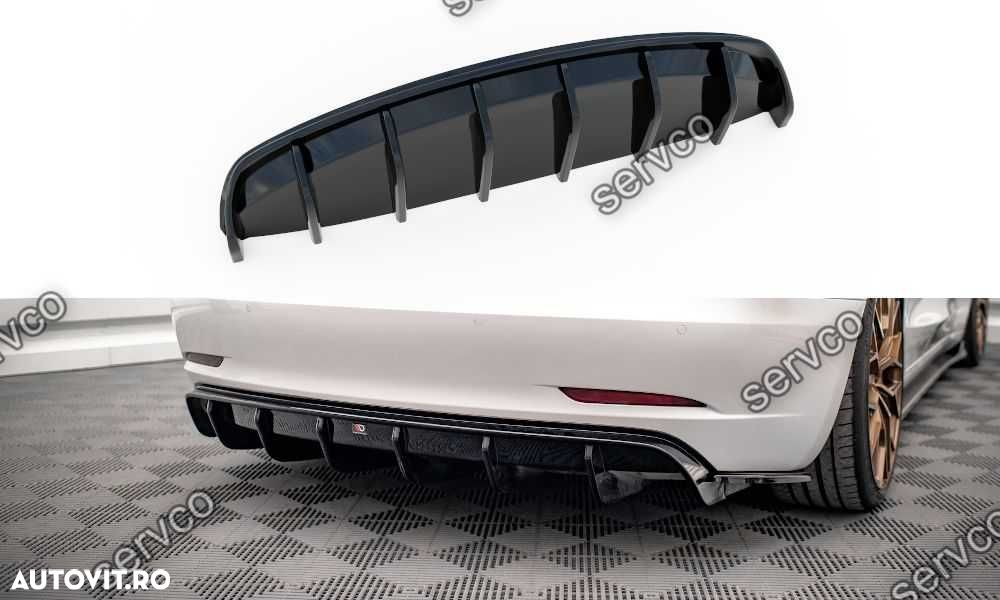 Prelungire difuzor bara spate Tesla Model 3 2017- v3 - Maxton Design