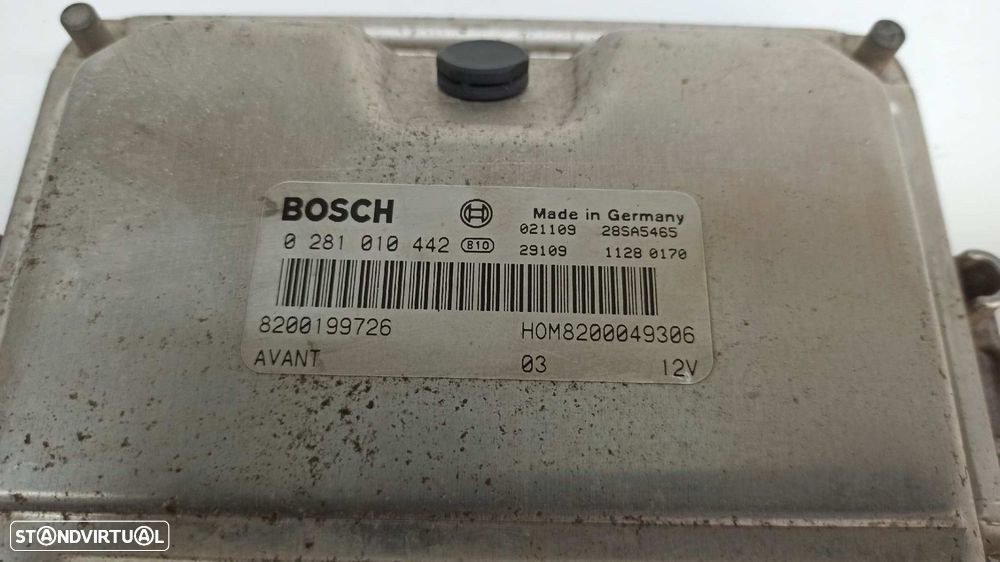 CENTRALINA DO MOTOR UCE RENAULT MEGANE I FASE 2 CLASSIC (LA..) 1.9 DTI CENTURY - 2