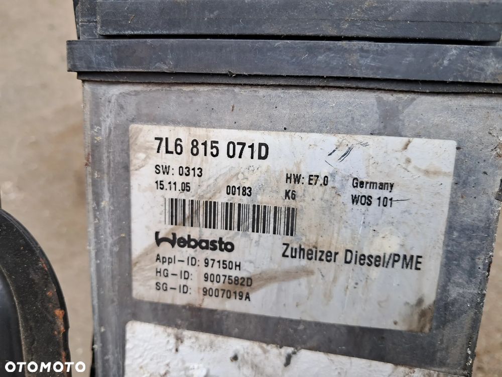 WEBASTO KOMPLET 7L6815071D VW TOUAREG 7L 02-10 - 8