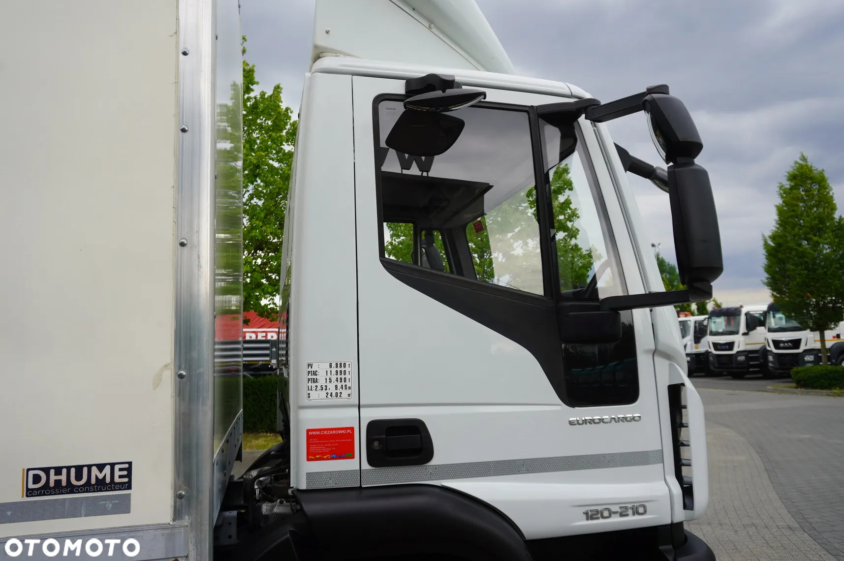 Iveco urocargo 12.210 / Kontener 18 EPAL / 130 tys. km! / Winda Dhollandia 1500 kg - 17