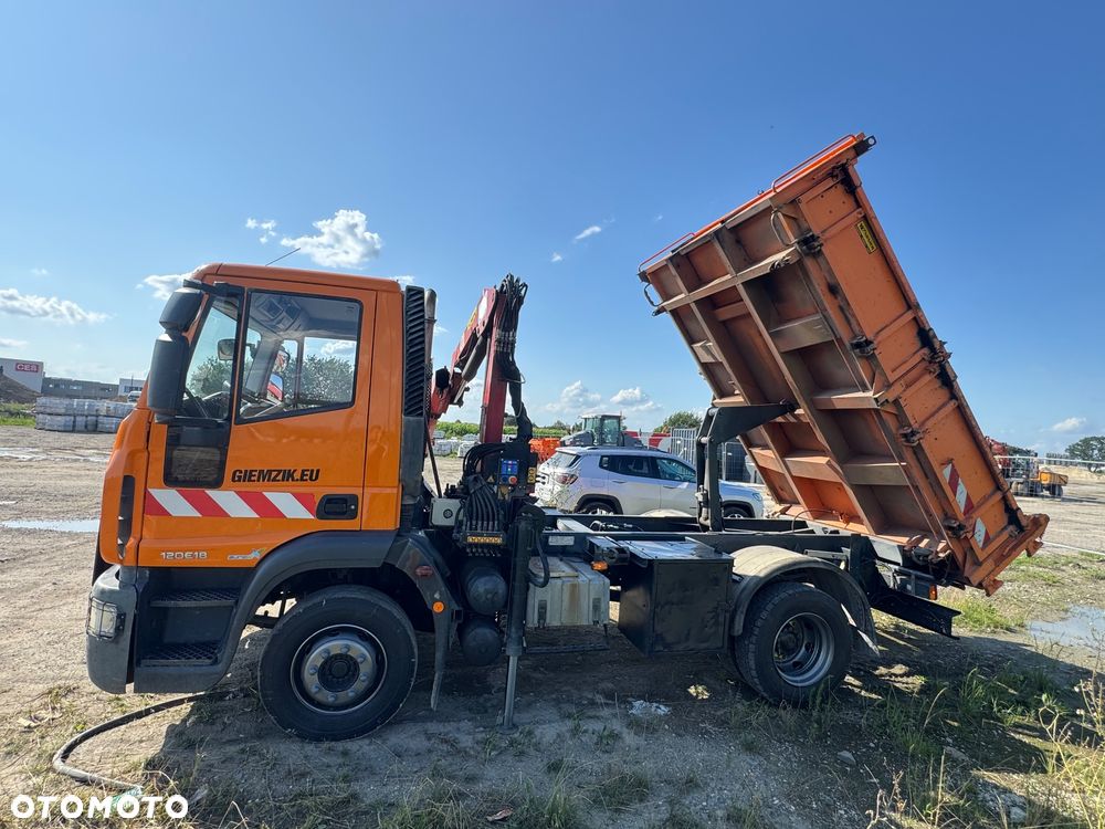Iveco Eurocargo 120E18 wywrotka HDS HMF łyżka chwytak - 7