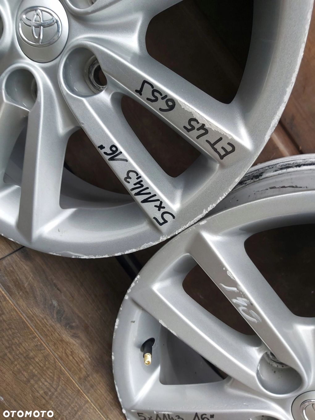 Toyota Auris I II Alufelgi 16 5x114,3 et45 6,5J Verso Avensis 42611-YY250 - 7
