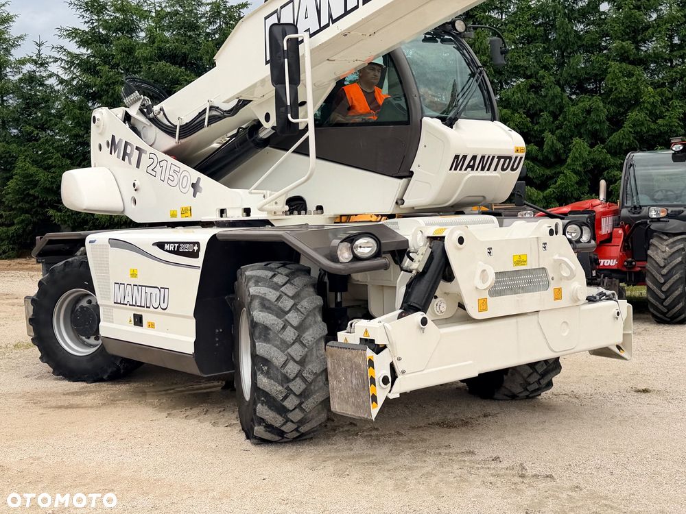 Manitou Ładowarka teleskopowa Manitou Mrt 2150 + Privilage Roto obrotowa 360 Pilot sterowanie radiowe Kosz Widły 2016/17 1840 2550 2540 silnik Mercedes 2150+ Merlo - 25
