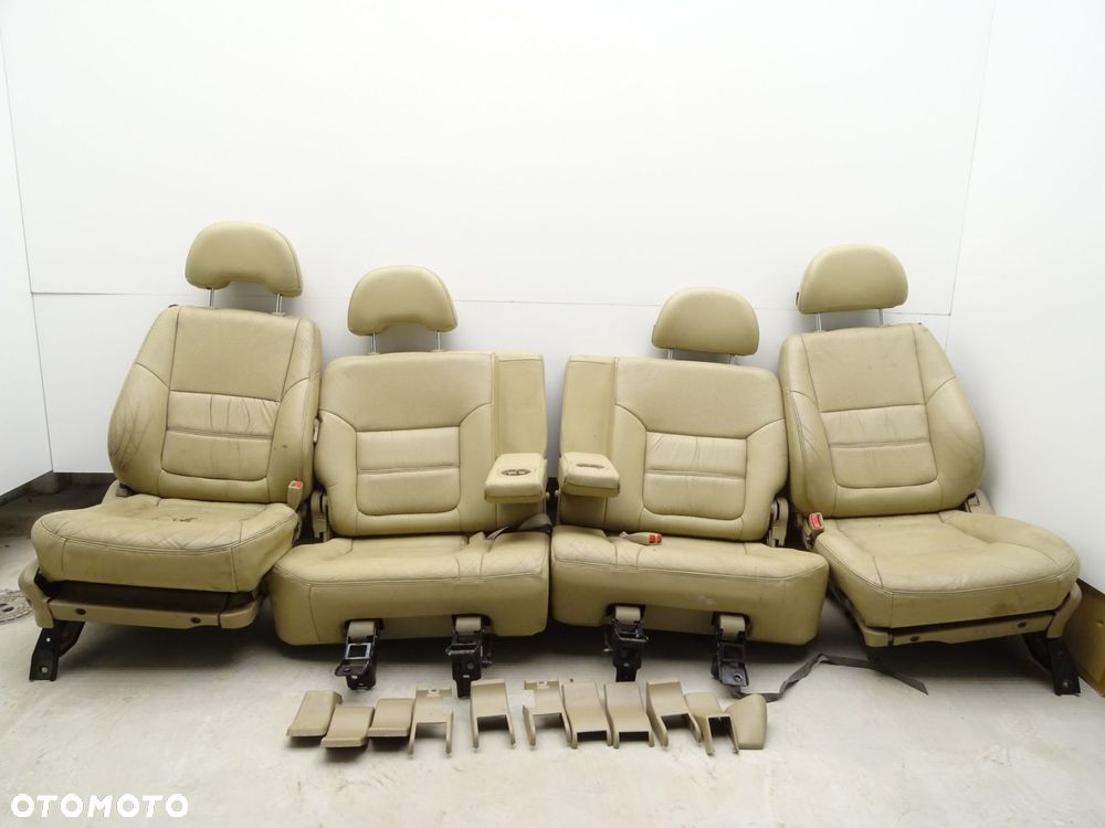 Komplet foteli przód tył bagażnik 7 miejsc nissan patrol gr y61 - 2