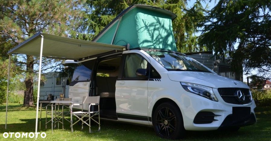 ORYGINALNY KOMPLET ZESTAW STOLIK 2x KRZESŁA KAMPER MERCEDES MARKO POLO CRESPO - 2