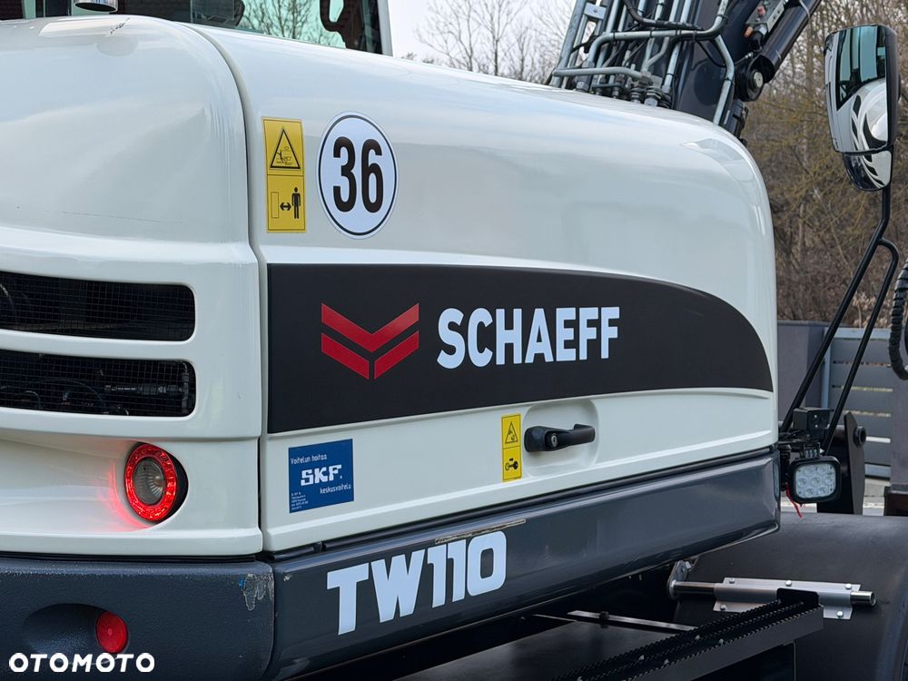 Schaeff TW110!! Terex TW110! Przyczepa! Idealny stan! [koparka kołowa] - 14