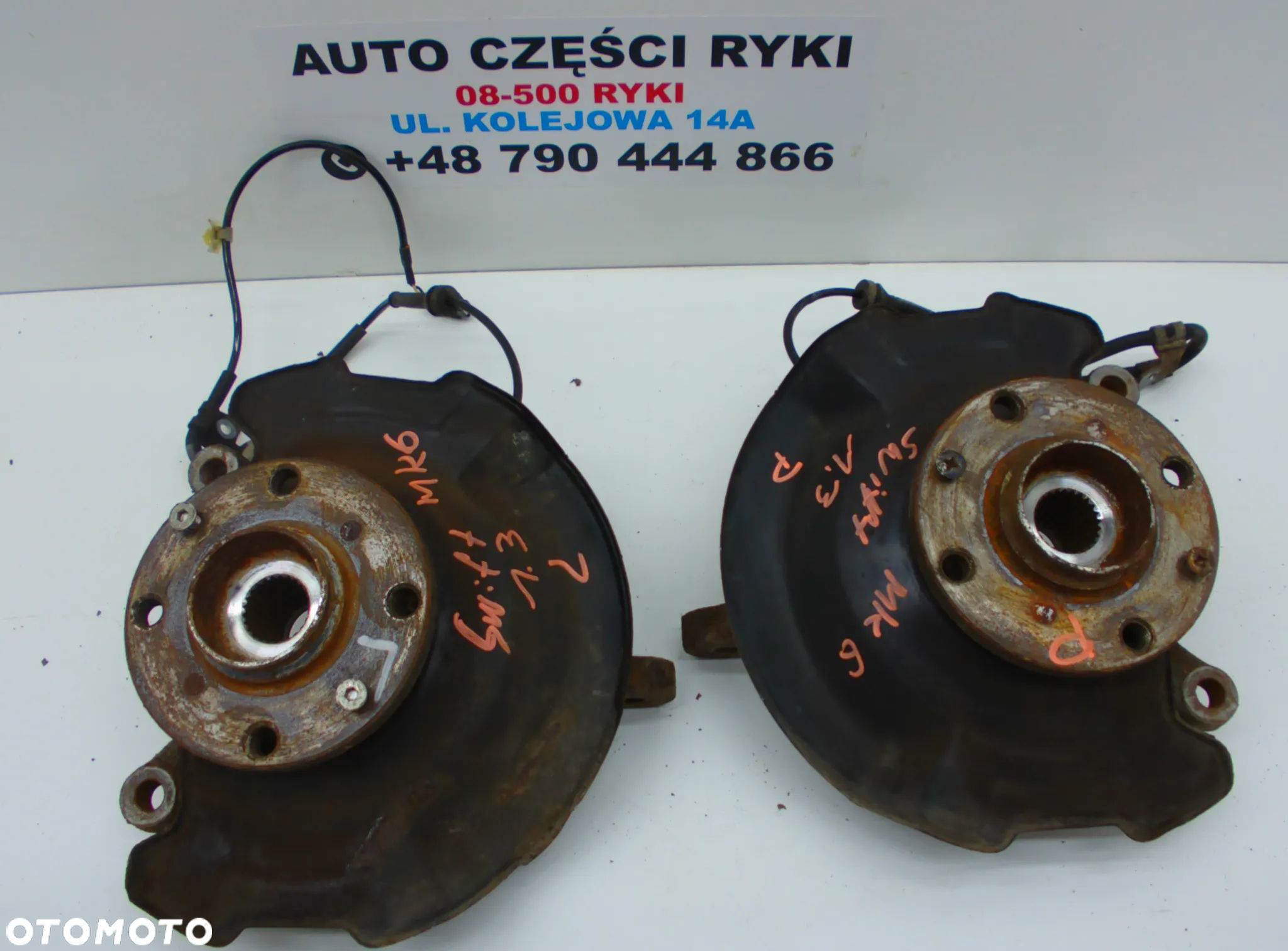 Suzuki swift MK6 1.3 2008r Zwrotnica piasta  prawa strona części czujnik abs - 4