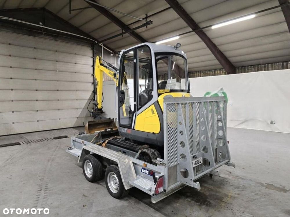 Wacker Neuson ET 18, rok 2022 + PRZYCZEPA TRANSPORTOWA. - 2
