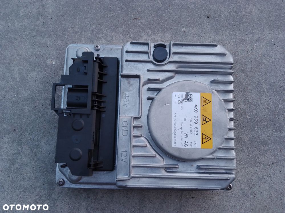AUDI A6 C8 A7 A8 D5 PRZETWORNIK NAPIĘCIA 4K0959663 - 2