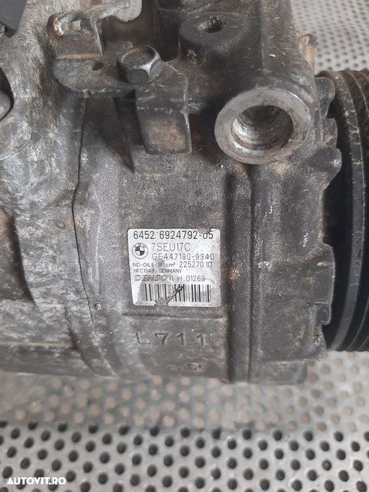 Compresor Clima Ac Bmw E90 E91 E92 E93 E60 E61 X5 X6 E70 E71 E72 3.0 Diesel M57 Cod - 6