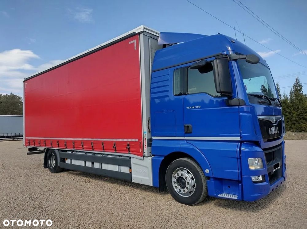 MAN TGX 18.360 Firana 19 Palet Suwany Dach Manual Cały Na Poduszkach - 2