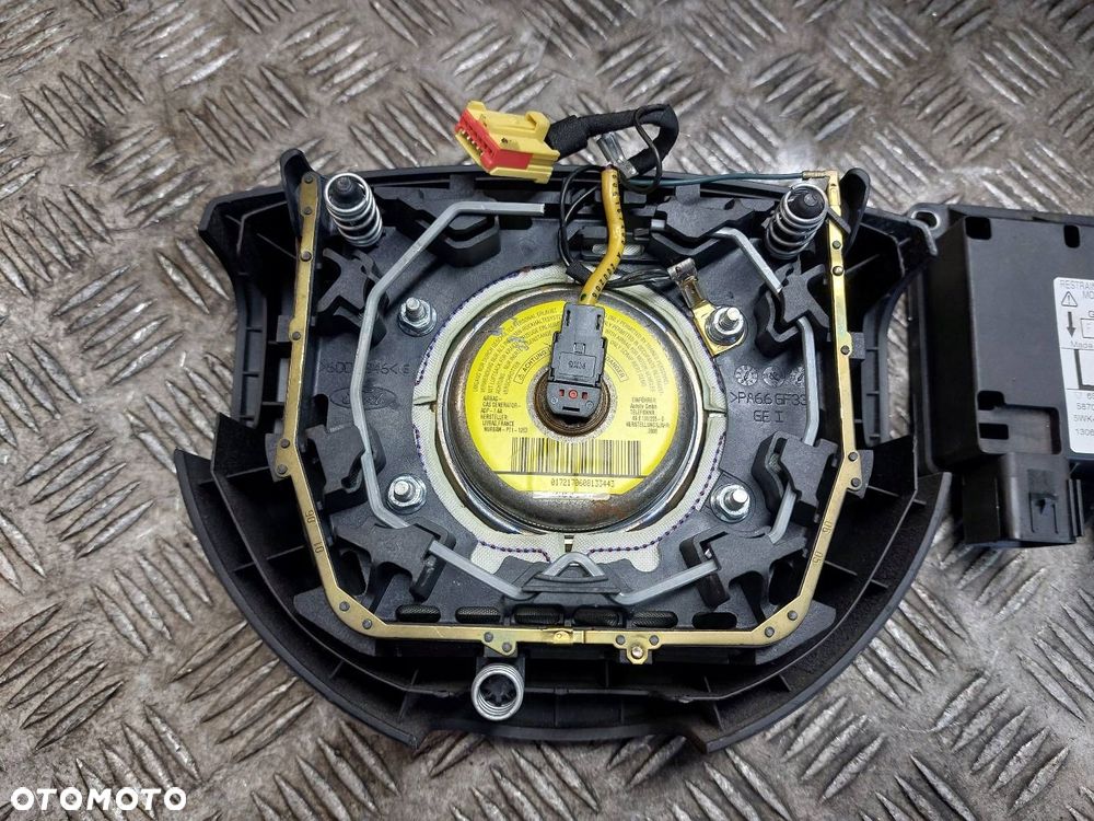 ZESTAW AIRBAG KOKPIT DESKA MODUŁ PODUSZKI FIESTA MK5 LIFT 05-10 - 3