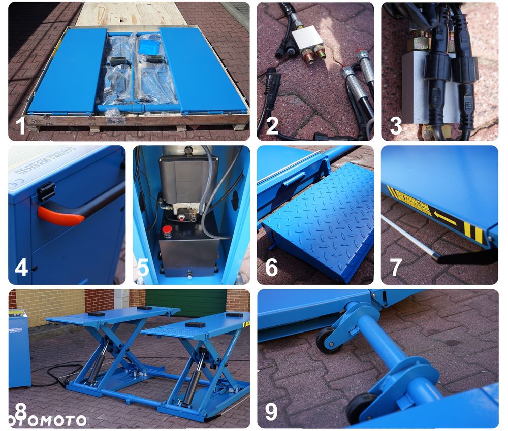 Podnośnik Nożycowy Mobilny Euro Trade TDY-3010 3000 kg – Elektrohydrauliczny, Automatyczny, CE, UDT - 4