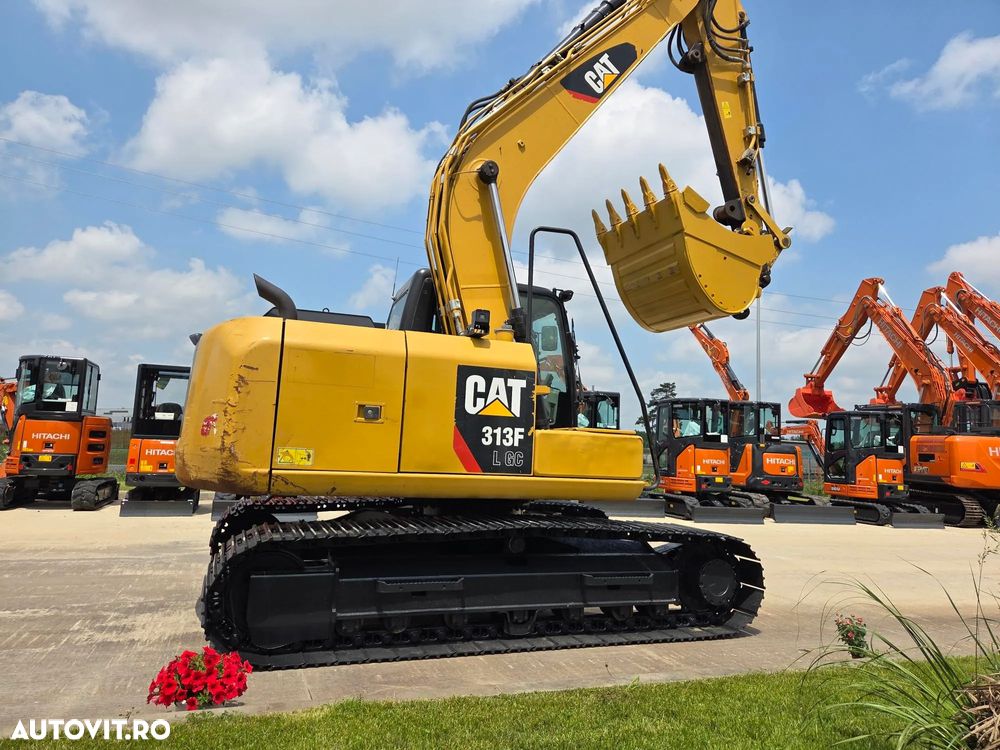 Caterpillar CAT 313F, 2018, 3.980h, CUPLA RAPIDA hidr, cupa NOUA, instalatia picon pe brate, camera spate, camera dreapta, motor CAT 115CP, posbilitate leasing 3 ani, STARE FOARTE BUNA produs in Japonia, PROMOTIE 59.900 EUR+Tva - 2