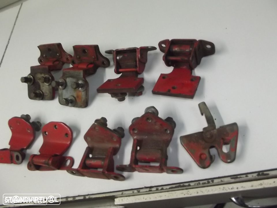 datsun 1200 dobradiças das portas + fecho do capot - 3