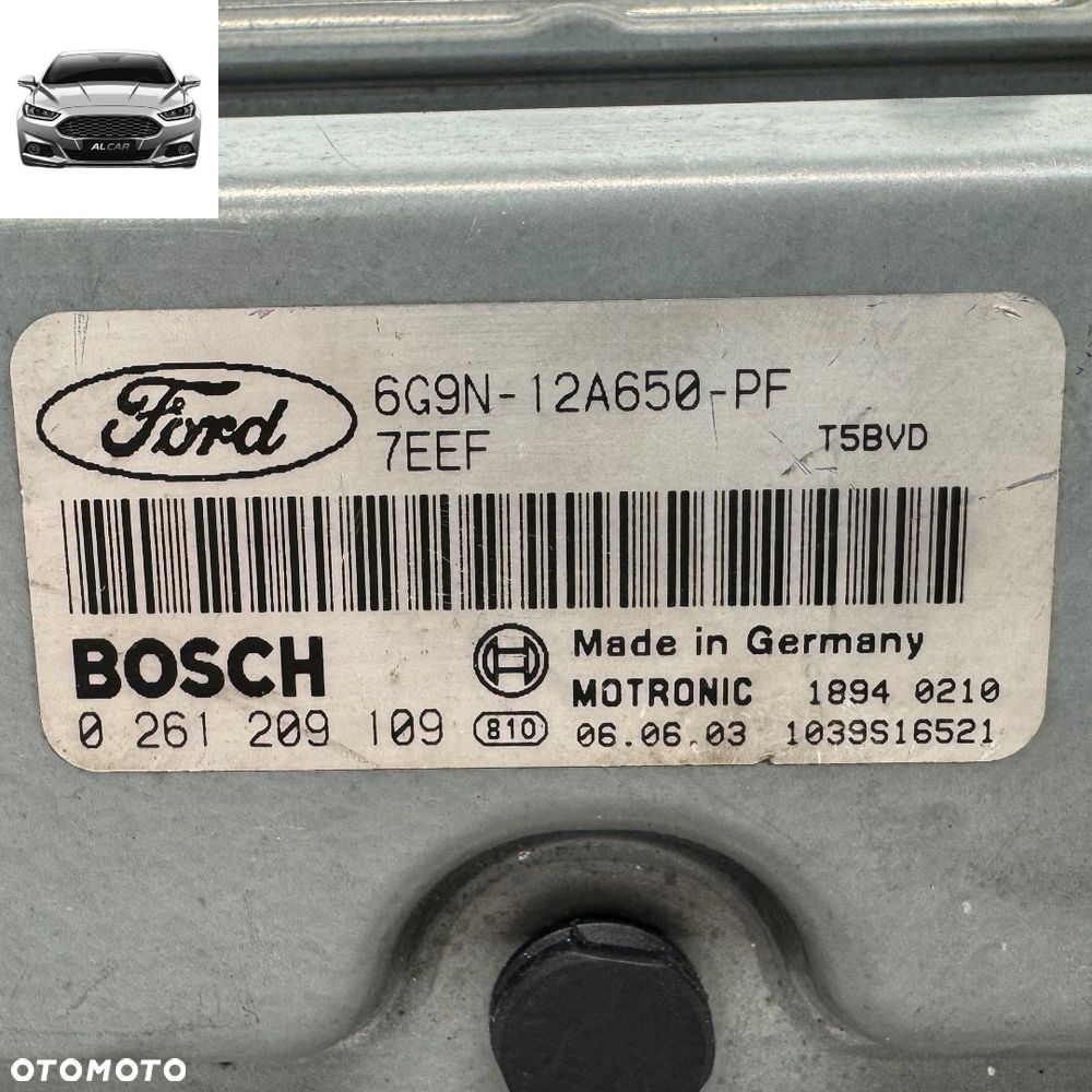 STERONIK SILNIKA 2.5 TURBO BENZYNA FORD S-MAX MK1 6G9N-12A650-PF - 2