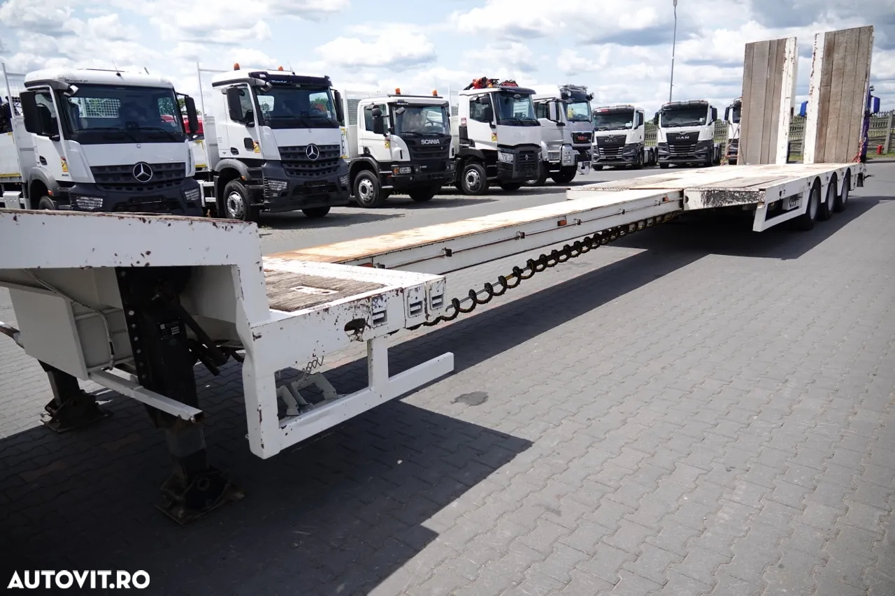 Faymonville ȘASIU JOS FAYMONVILLE / STN-3A / EXTENSIBIL / VANZĂ PORTABILE / 19 M / RAMPE HIDRAULICE / IMPORTATE - 12