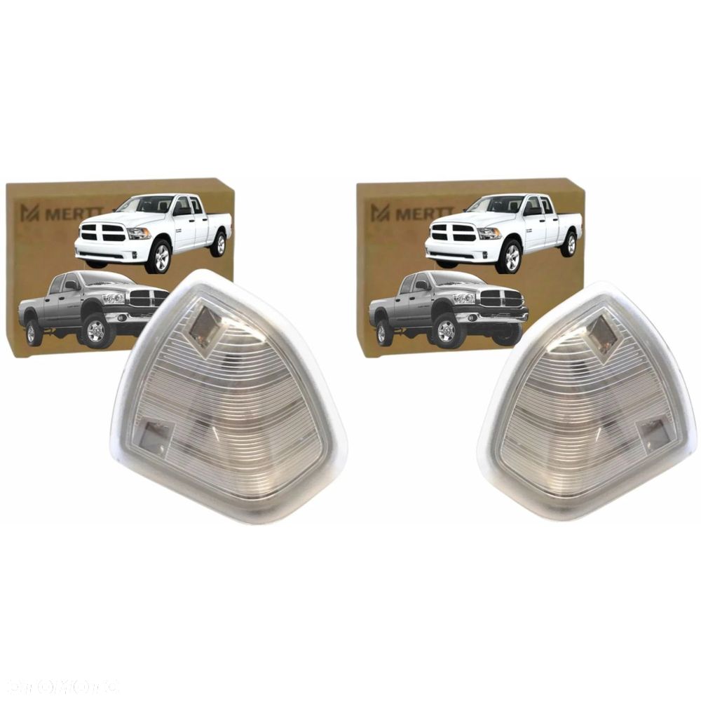 KIERUNKOWSKAZY MIGACZE BOCZNE W LUSTERKU DODGE RAM 2009-2018 PRAWY LEWY - 1