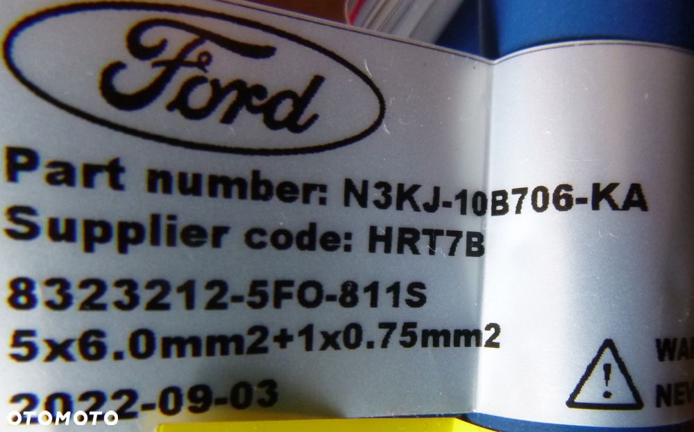 Ford Transit Kabel Ładowania N3KJ10B706KA - 2