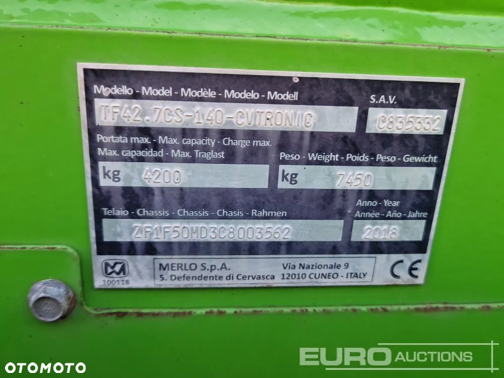 Merlo TF 42.7 CS-140 - 10