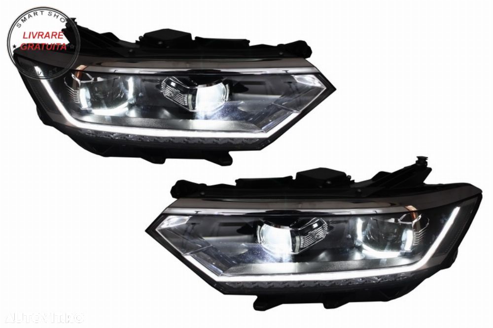 Faruri LED si Stopuri VW Passat B8 3G (2014-2019) Matrix Look R line cu semnal din- livrare gratuita - 5