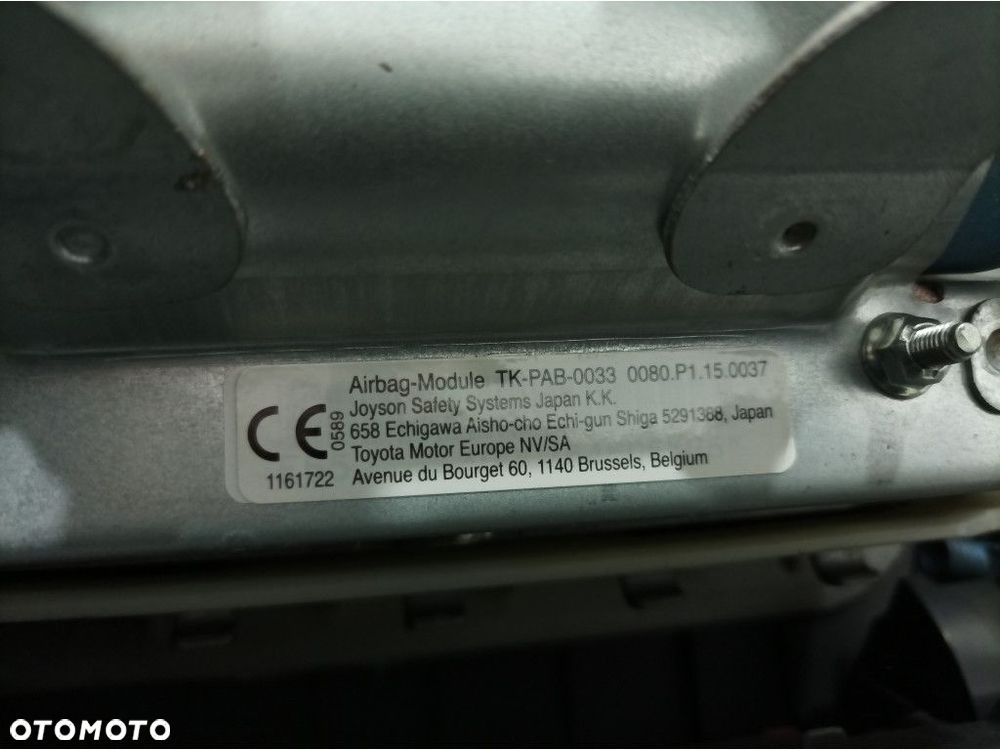 TOYOTA YARIS II DESKA ROZDZIELCZA KONSOLA PULPIT AIRBAG PODUSZKI PASY - 6