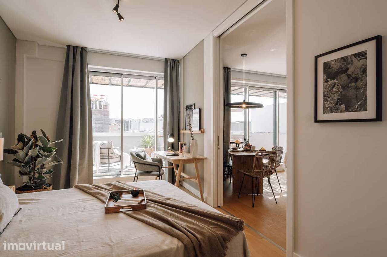 1 bedroom and terrace in Santo António - Grande imagem: 3/23
