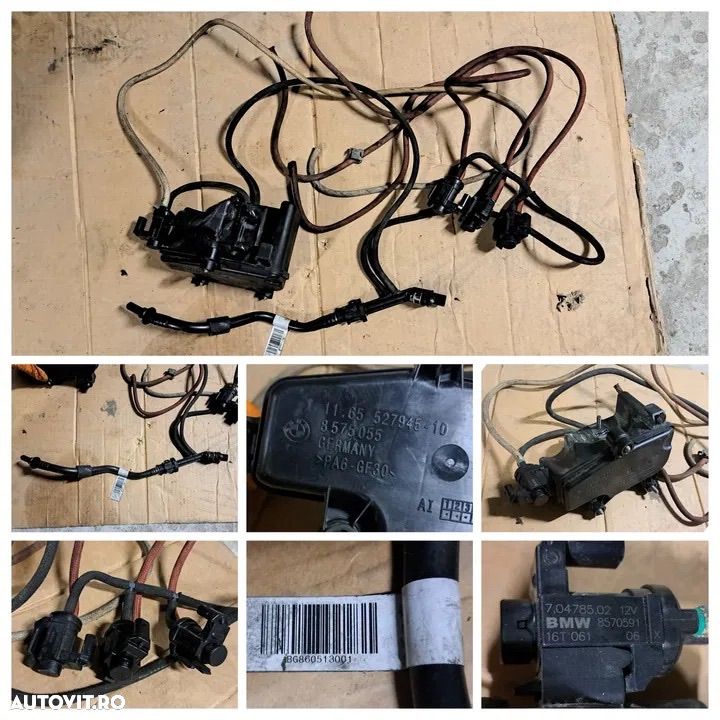 Anexe motor bmw 740XD G11 G12 G14 G15 G16 G30 G31 G32 B57 D30B euro 6 diesel motorina furtun motor combustibil cablaj releu bujii gat admisie buson alimentare ulei senzor contrapresiune evacuare - 7