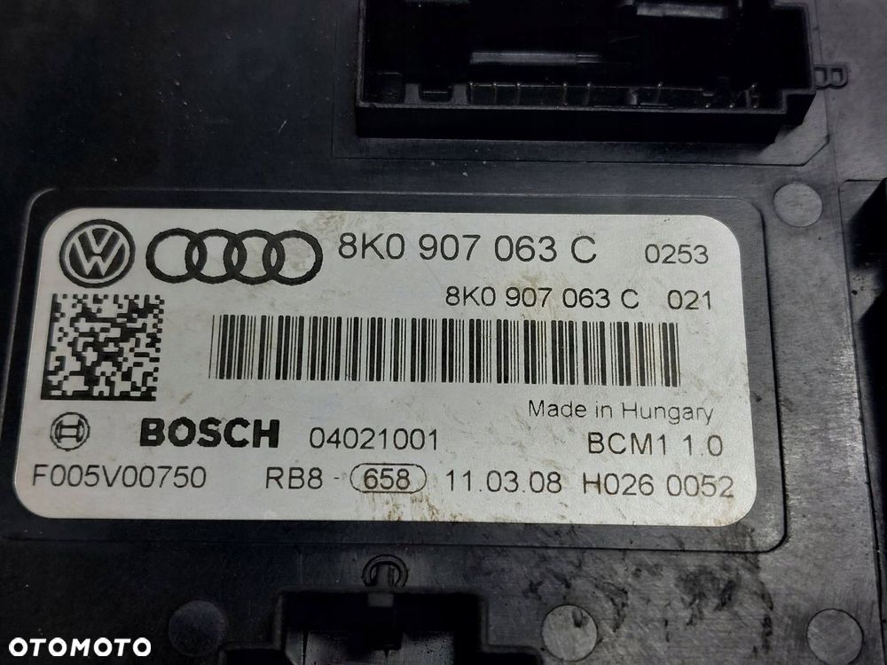 ZESTAW STARTOWY AUDI A4 B8 1.8 TFSI 8K1907115B 8K0909181D 8K0920900 - 5