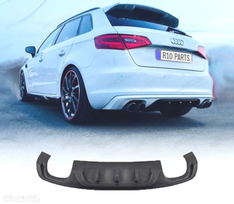 DIFUSOR AUDI A3 8V 12-16 LOOK RS3 - 1