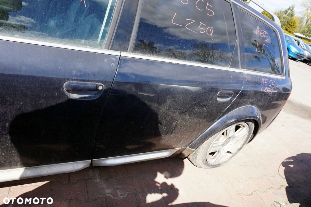 DRZWI TYLNE LEWE A6 C5 LIFT KOMBI LZ5Q  GRANATOWY AUDI 2001-2004 - 4