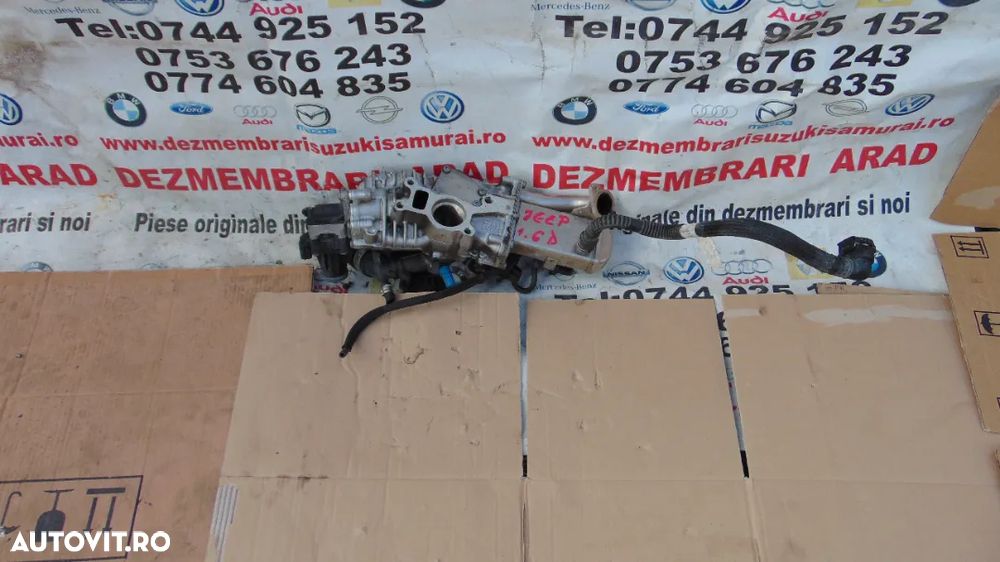Racitor gaze cu egr Jeep renegade 1.6 euro 6 compass  fiat 500x alfa romeo mito giulietta suuzki vi - 1