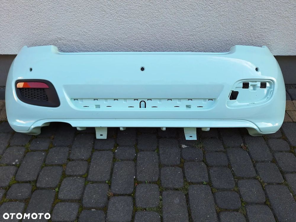 FIAT 500S 500 S SPORT 13-17 B.ŁADNY! CAŁY-NIE KLEJONY! ZDERZAK TYŁ TYLNY BEZ KRATKI KOLOR MIĘTOWY ORYG FIAT 735565271 WY - 6