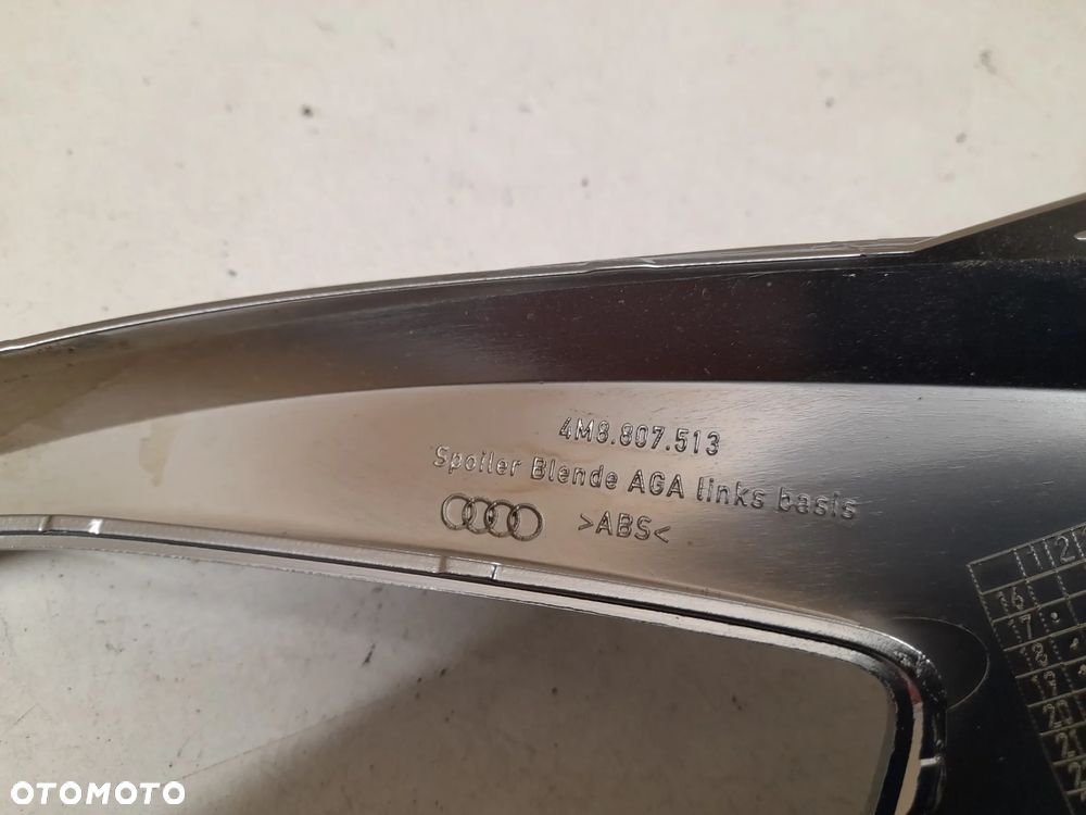 AUDI Q8 SQ8 KRATKA LEWA LISTWA ZDERZAKA TYŁ 4M8807513 - 9