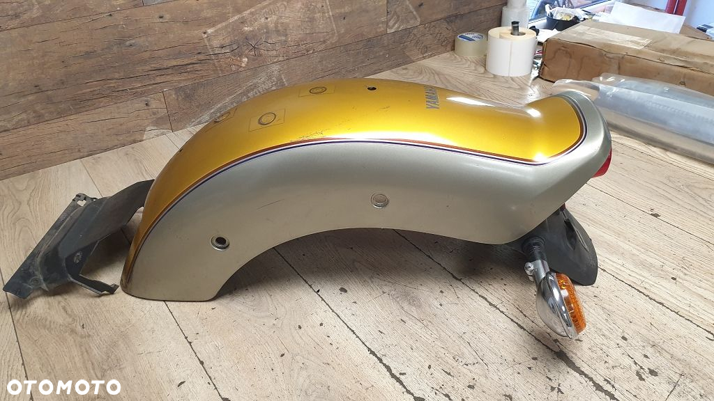 Błotnik tył lampa kierunkowskaz chlapacz Yamaha XVS1100 Drag Star Custom - 2
