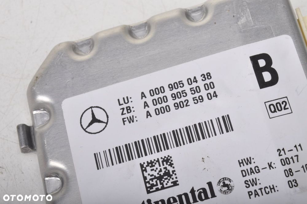 MERCEDES SLK III W172 R172 RADAR SENOSR MODUŁ KAMERY A0009050438 - 2