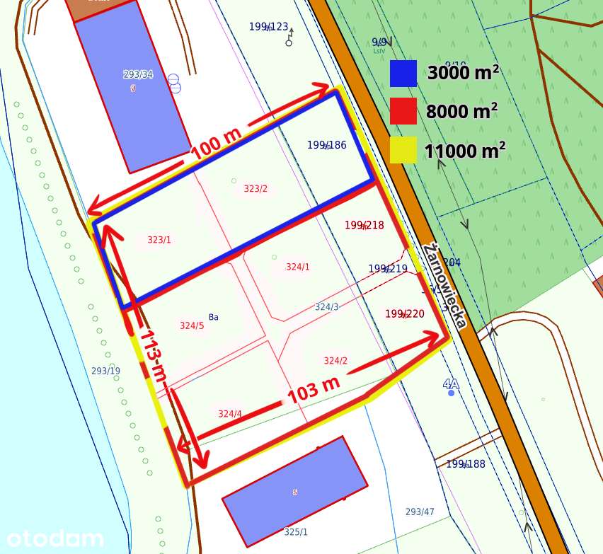 Unikatowa działka 1800m2 z prywatną plażą - Jezioro Żarnowieckie - Pełny obrazek: 3/7