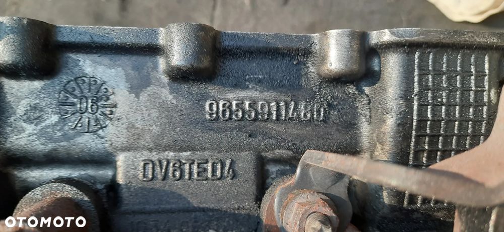 Głowica Bez wałków 9655911480 dv6te04 1.6 tdci 1.6 hdi g8da 10jb24 - 3