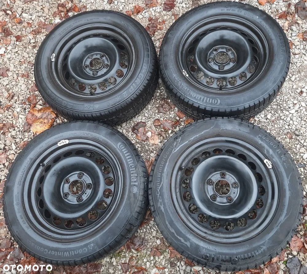 4x koła felgi opony Audi A4 A5 A6 A7 VW Seat Skoda Continental Conti Winter Contact TS830 P 205/60/16 FELGA 5X112 - 1