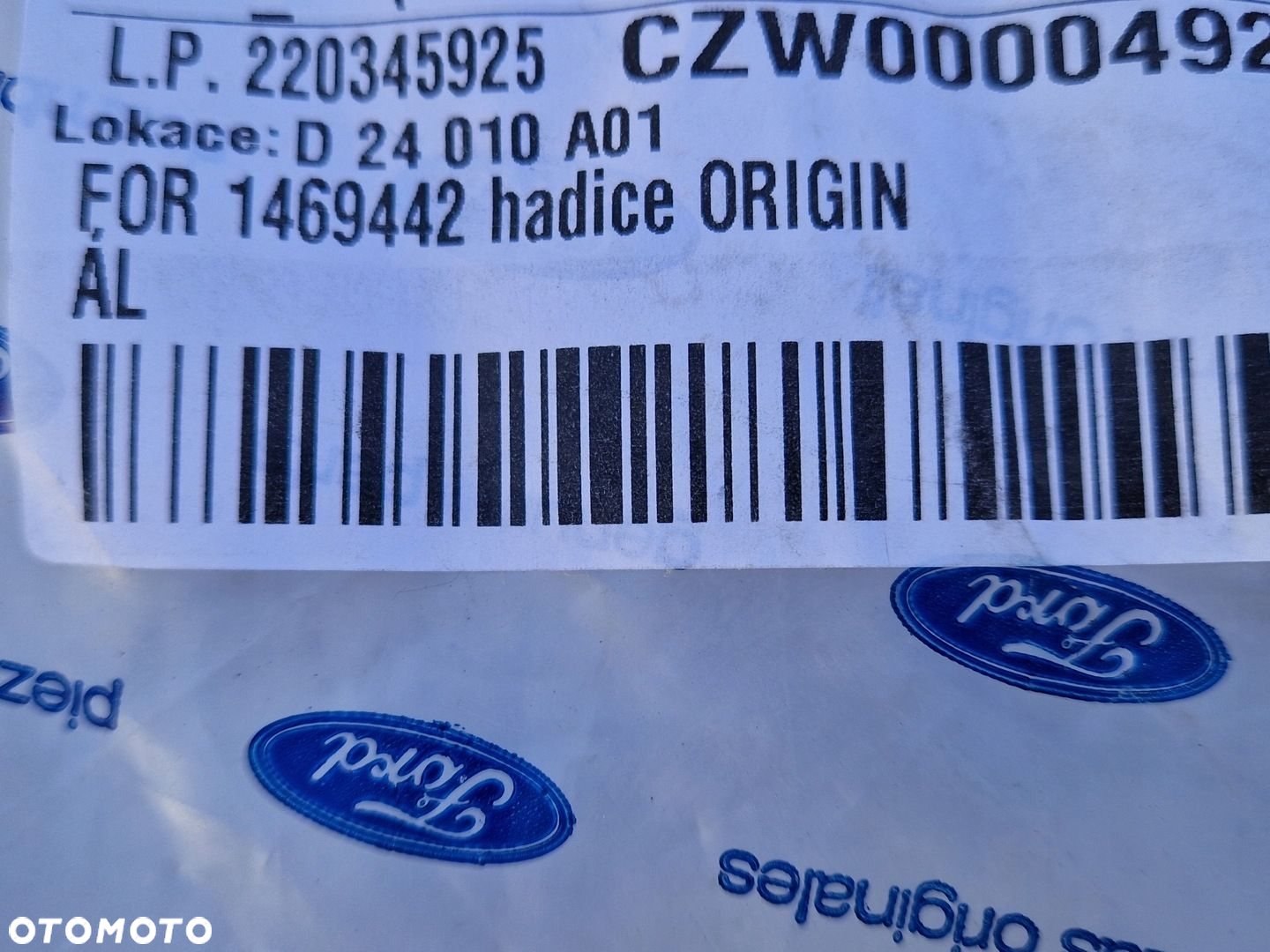 Transit Wąż PRZEWÓD Chłodzenia Wody 6C11-8B273-BG NOWY ORYGINAŁ 1469442 - 6