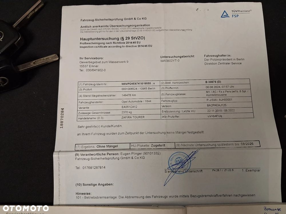 Opel Zafira 1.6 DIT Automatik Business - 32