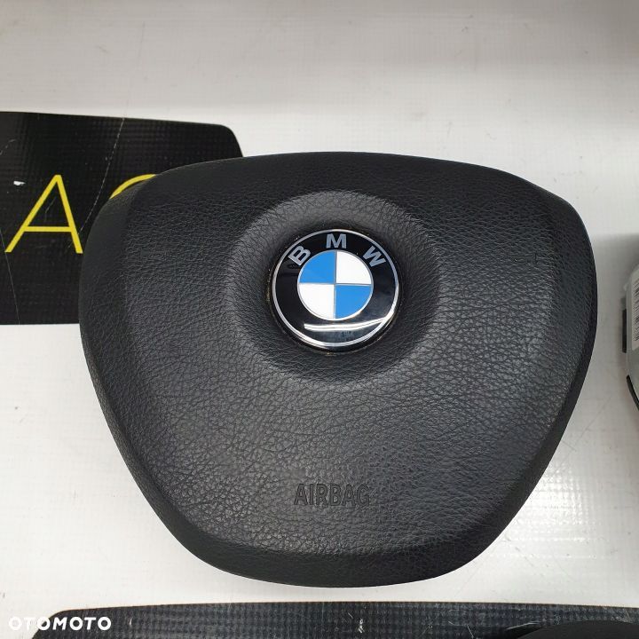 BMW F10 F11 DESKA ROZDZIELCZA KONSOLA KOKPIT PULPIT PODUSZKI AIRBAG AIR BAG NAPINACZE KIT SET - 8