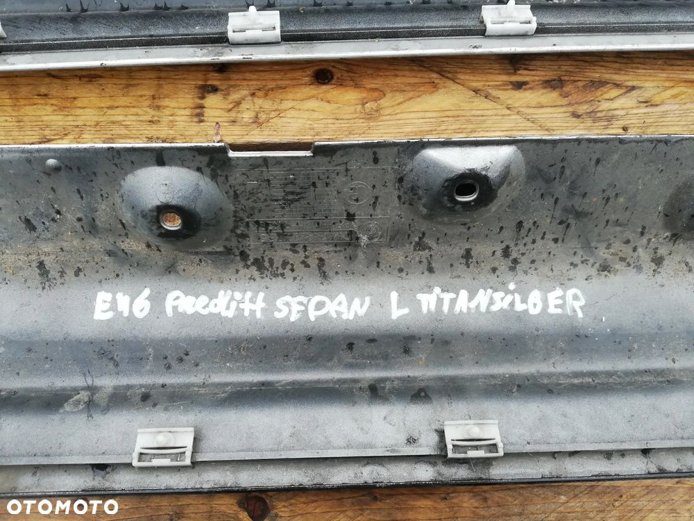 Listwa progowa lewa prawa BMW E46 Przedlift TITANSILBER - 6