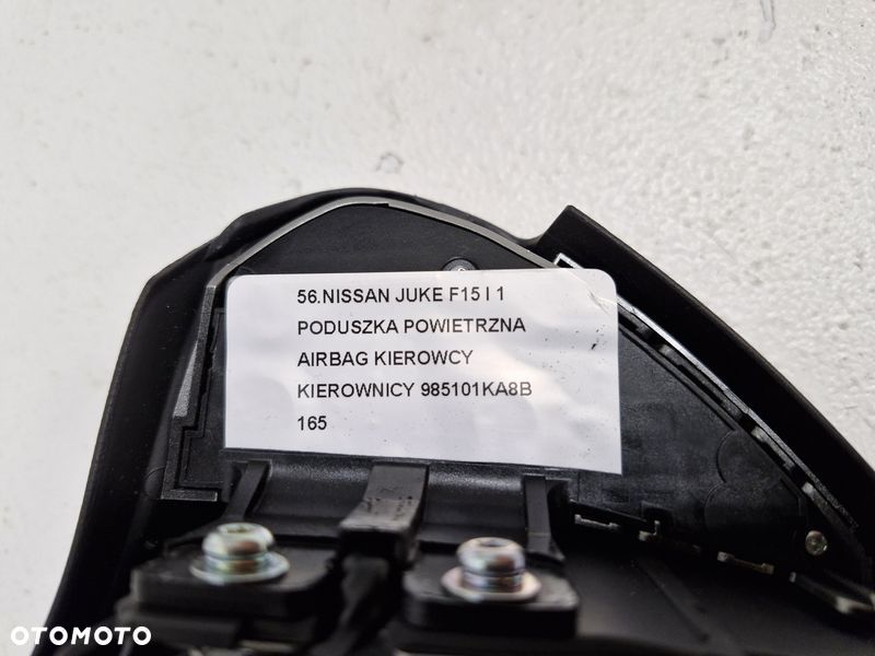 NISSAN JUKE F15 I 1 PODUSZKA POWIETRZNA AIRBAG KIEROWCY KIEROWNICY 985101KA8B - 8
