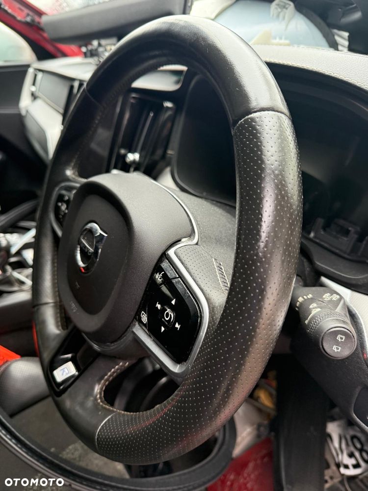 kierownica skora volvo xc60 xc90 II s90 v90 rdesign łopatki r-design - 2