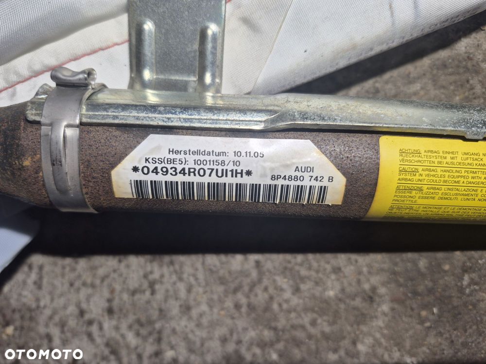 Kurtyna poduszka boczna dachu prawa lewa audi a3 8p sportback 5 drzwi - 2