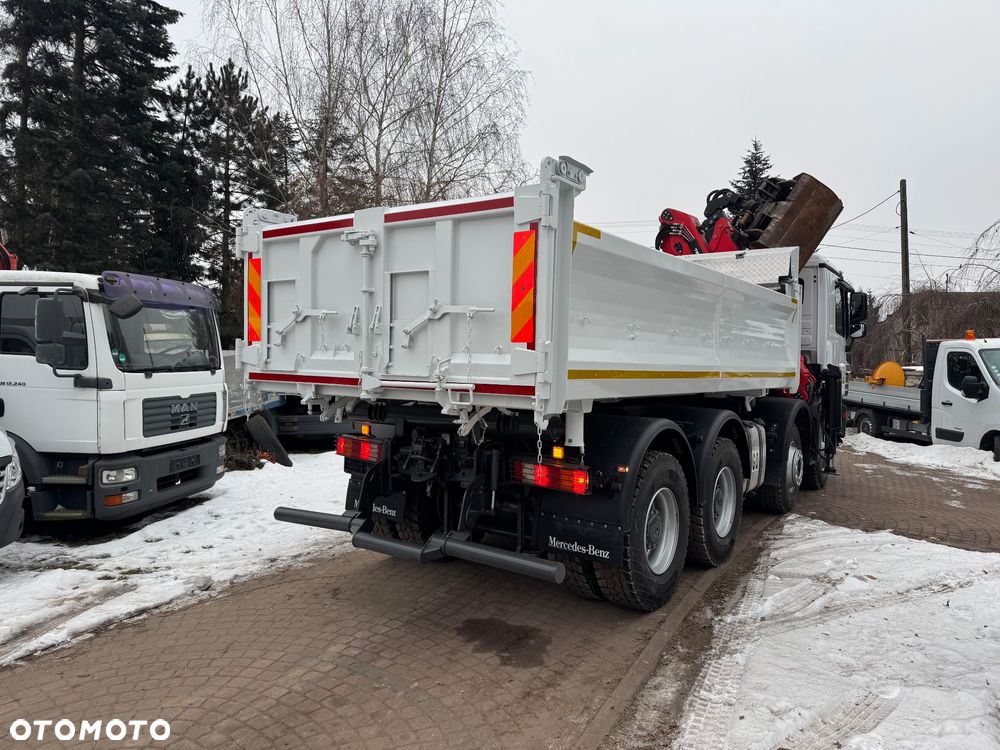 Mercedes-Benz ACTROS 4141 / 8X4 / Wywrotka/ HDS - 4