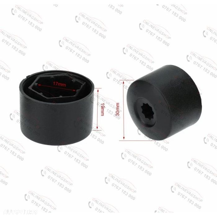 Capace prezon 17mm set 20 buc Volkswagen noi - 7
