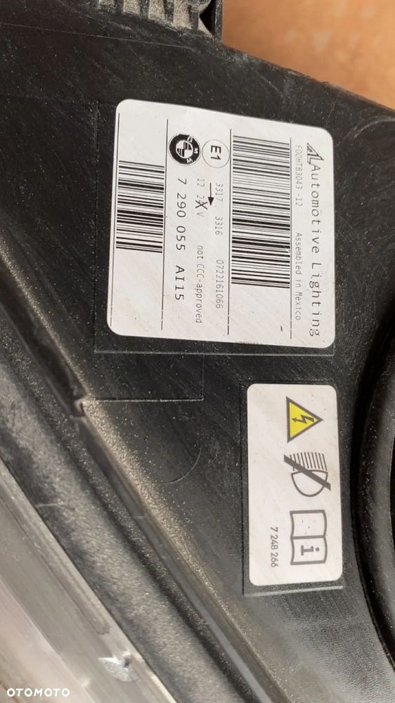 LAMPA XENON BMW F15 ANGLIK LEWA USZKODZONY UCHWYT - 2