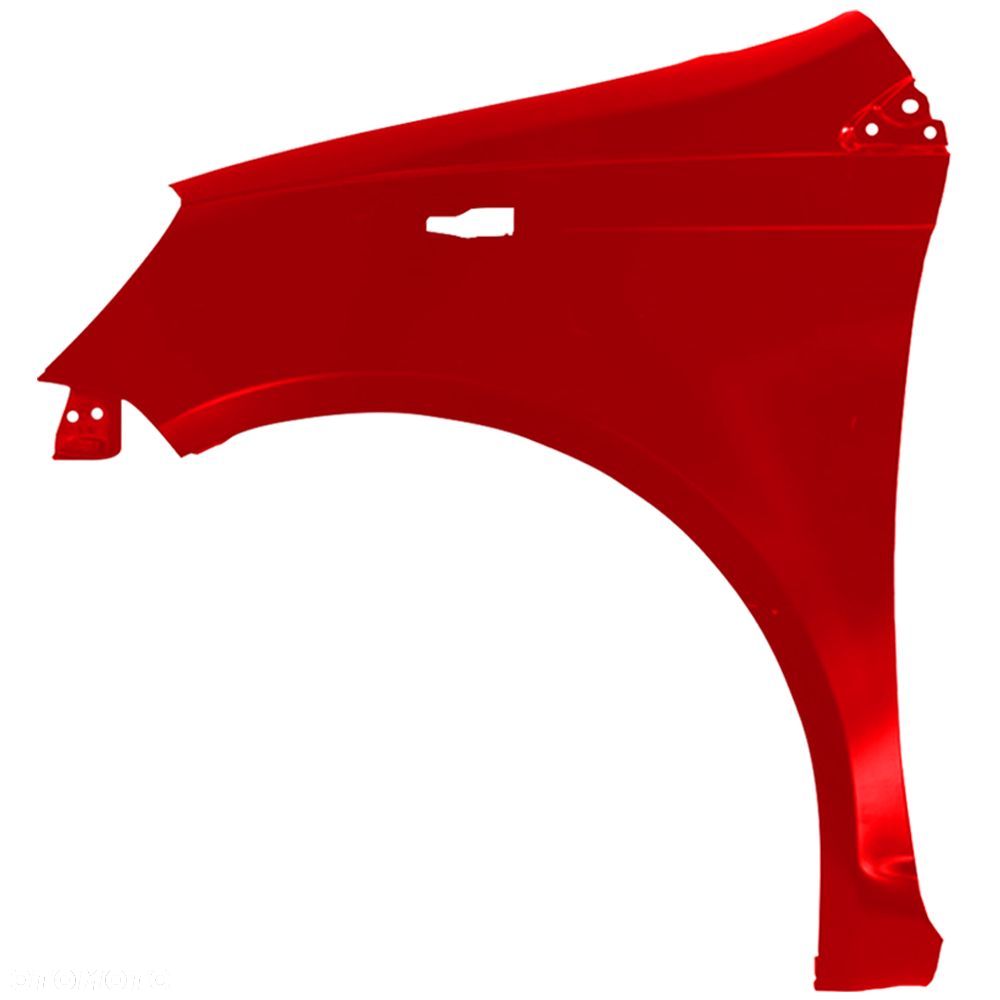 BLU Błotnik TOYOTA YARIS I 1 XP10 3P0 lewy czerwony 1999-2006 przód AbsolutRot VulkanRot - 2